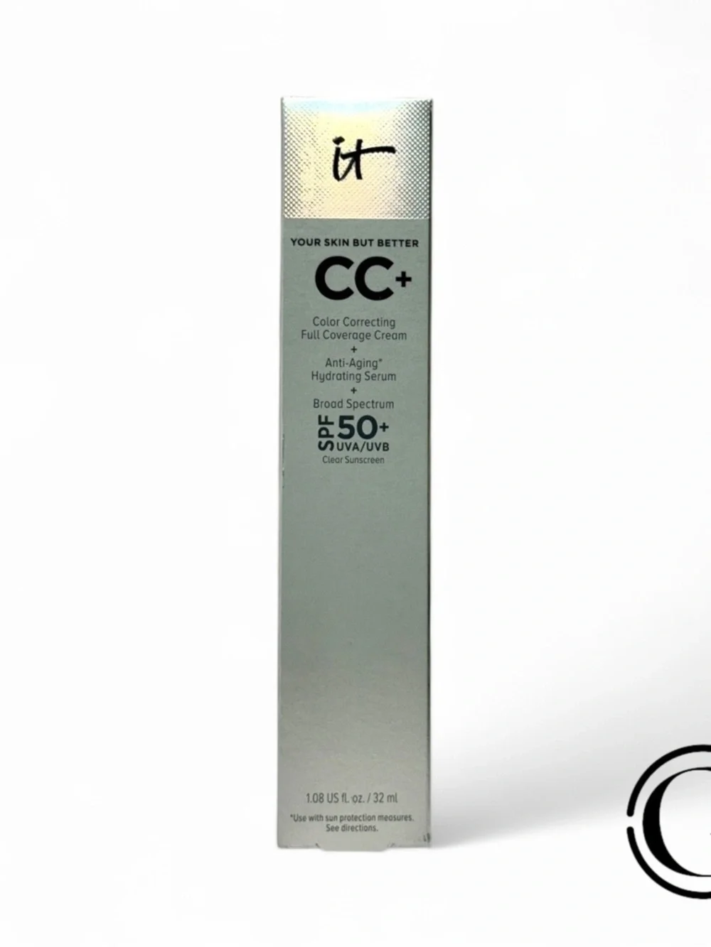 It Cosmetics CC+ Your Skin But Better Full Cover Cream DEEP BRONZE 1.08oz NIB
